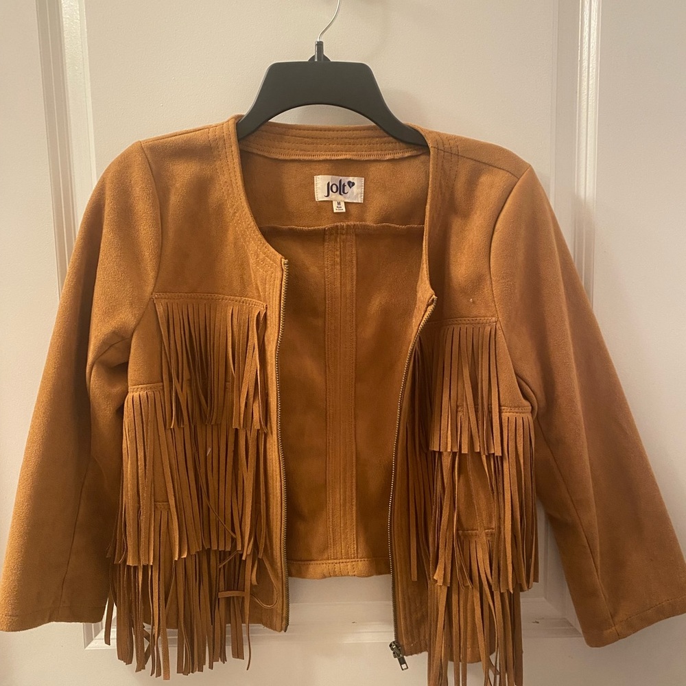 Jolt fridge faux suede jacket